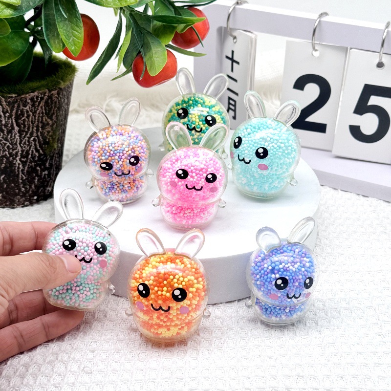3PCS Squishy Bunny Stress Ball - Kids Toys Basket recensione e prezzo