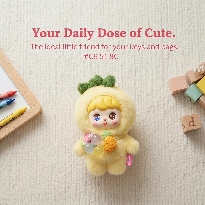 Cute Fruit Plush Doll Keychain - Kids Toys Doll recensione e prezzo