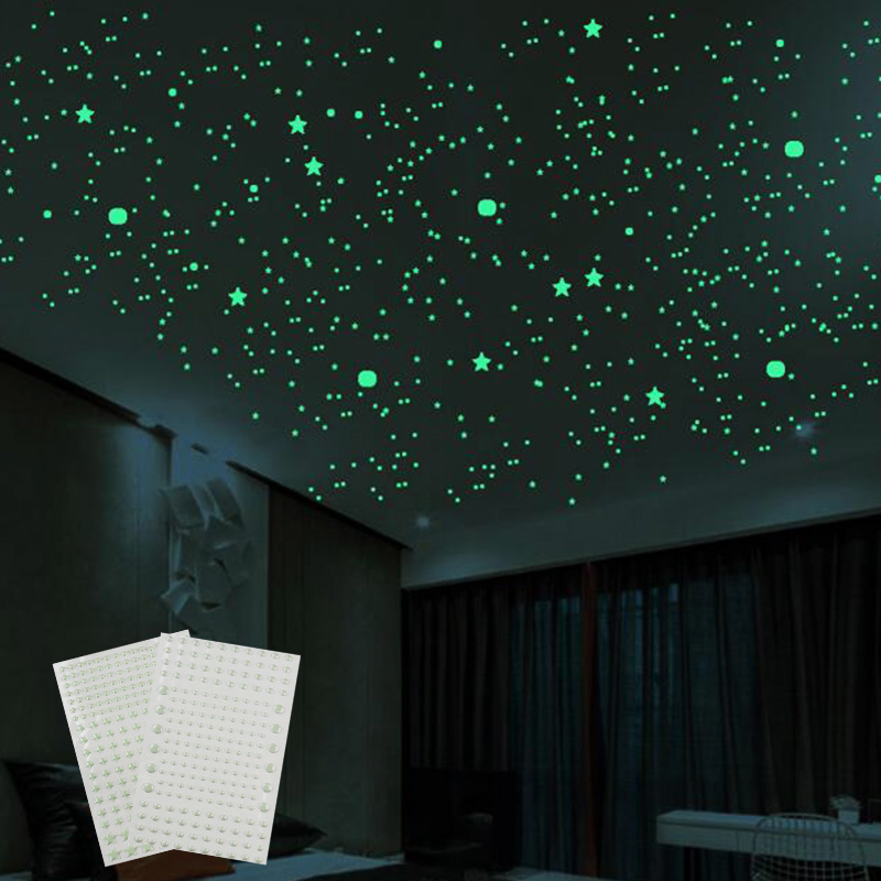 211pcs 3D Bubble Luminous Star - Glow In Dark Stars recensione e prezzo