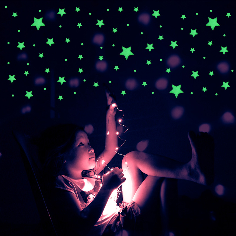 211pcs 3D Bubble Luminous Star - Glow In Dark Stars recensione e prezzo