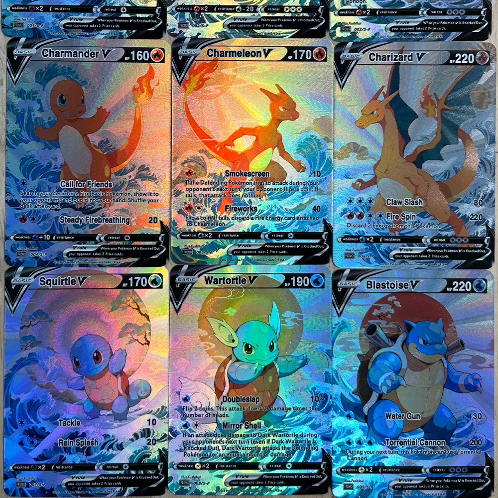 9Pcs/set DIY Anime PTCG Collec - Card Game Kids recensione e prezzo