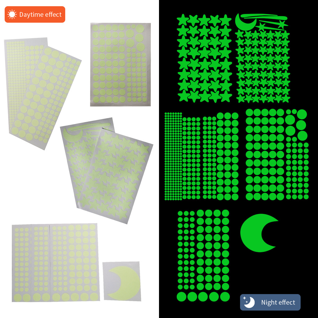 Luminous Moon Stars Wall Stick - Glow In Dark Stars recensione e prezzo