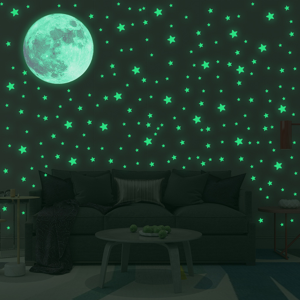 Luminous Moon Stars Wall Stick - Glow In Dark Stars recensione e prezzo