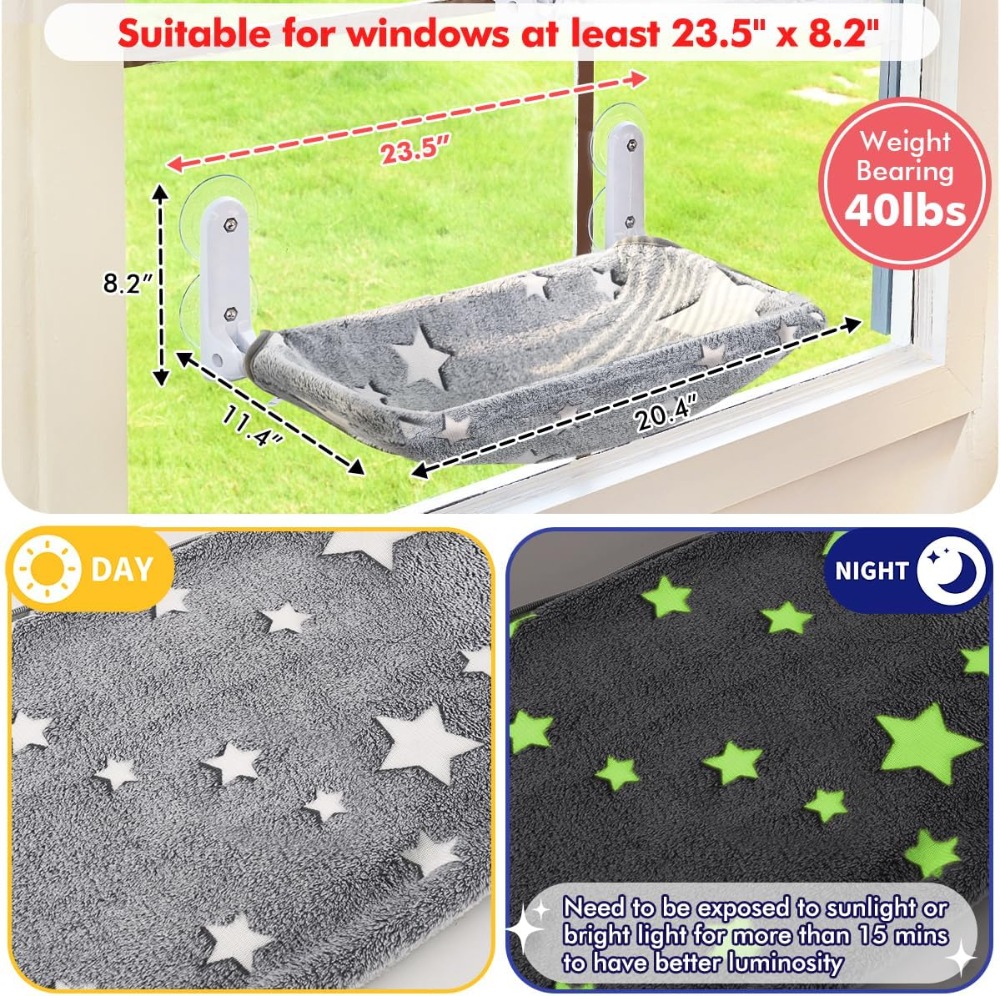 Cat Window Perch, Glow in The  - Glow In Dark Stars recensione e prezzo