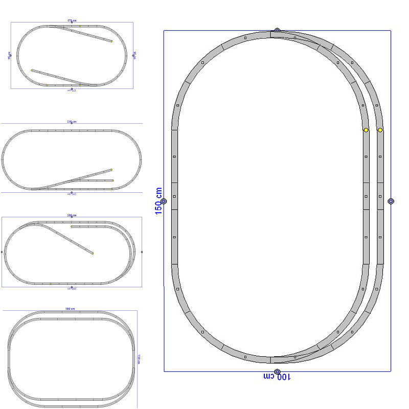 PIKO HO 1/87 Scale Track Set V - Toy Train Track Set recensione e prezzo