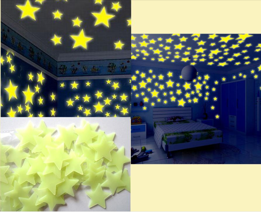 50/70/100 PC children fluoresc - Glow In Dark Stars recensione e prezzo