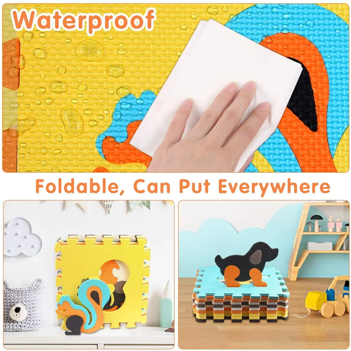 Animal Pattern Baby Play Mat P - Kids Yoga Toys recensione e prezzo