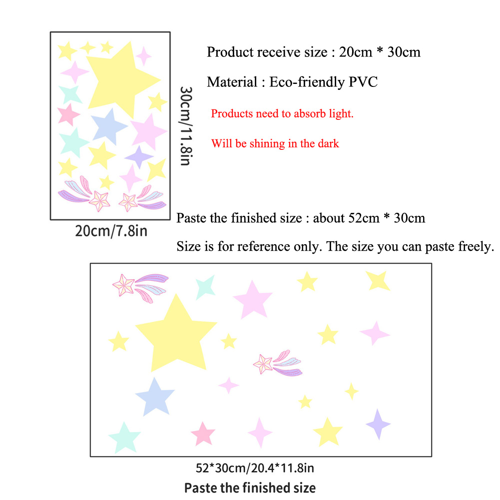 Colorful Stars Luminous Wall S - Glow In Dark Stars recensione e prezzo
