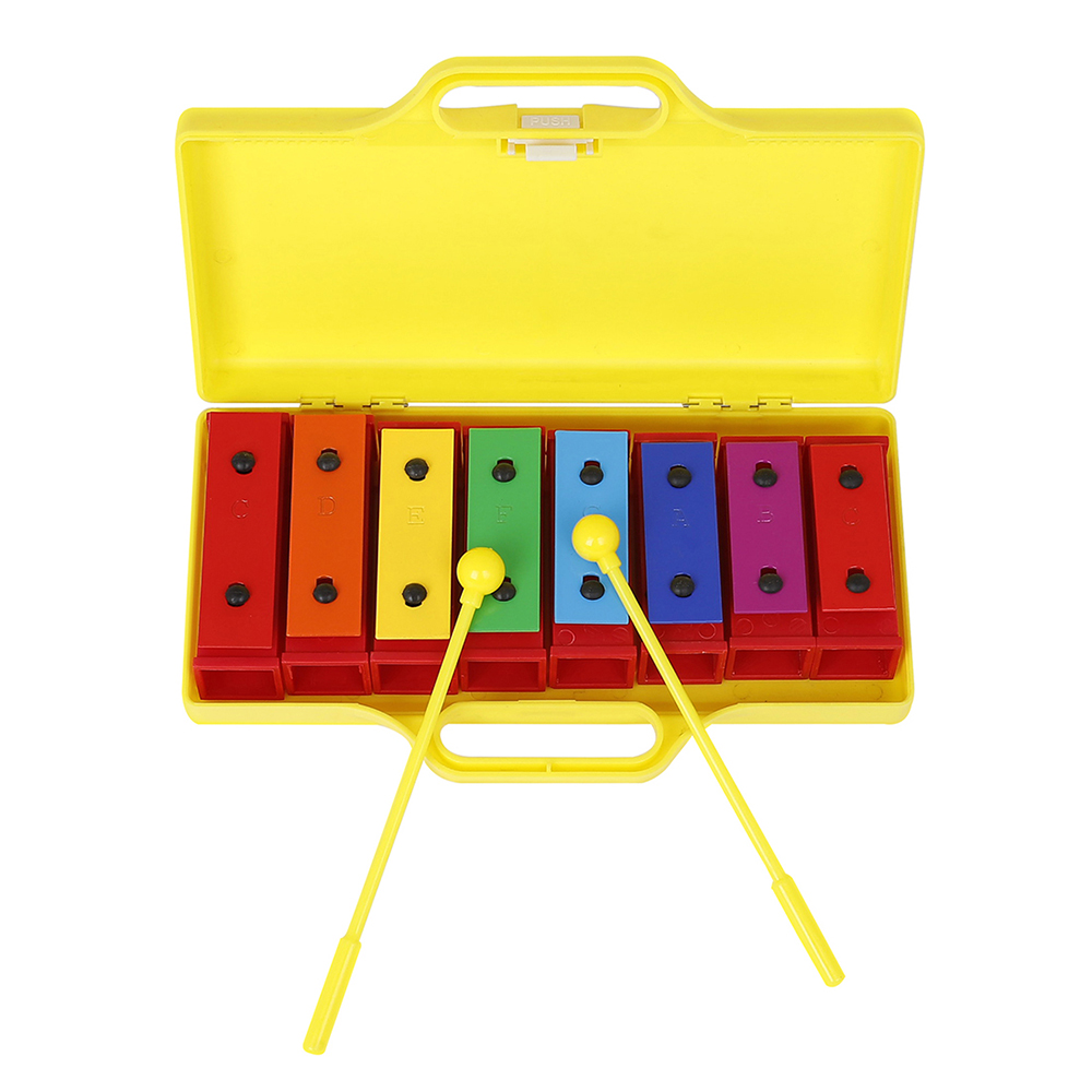 8 Note Xylophone Hand Bell Col - Kids Toys Xylophone recensione e prezzo