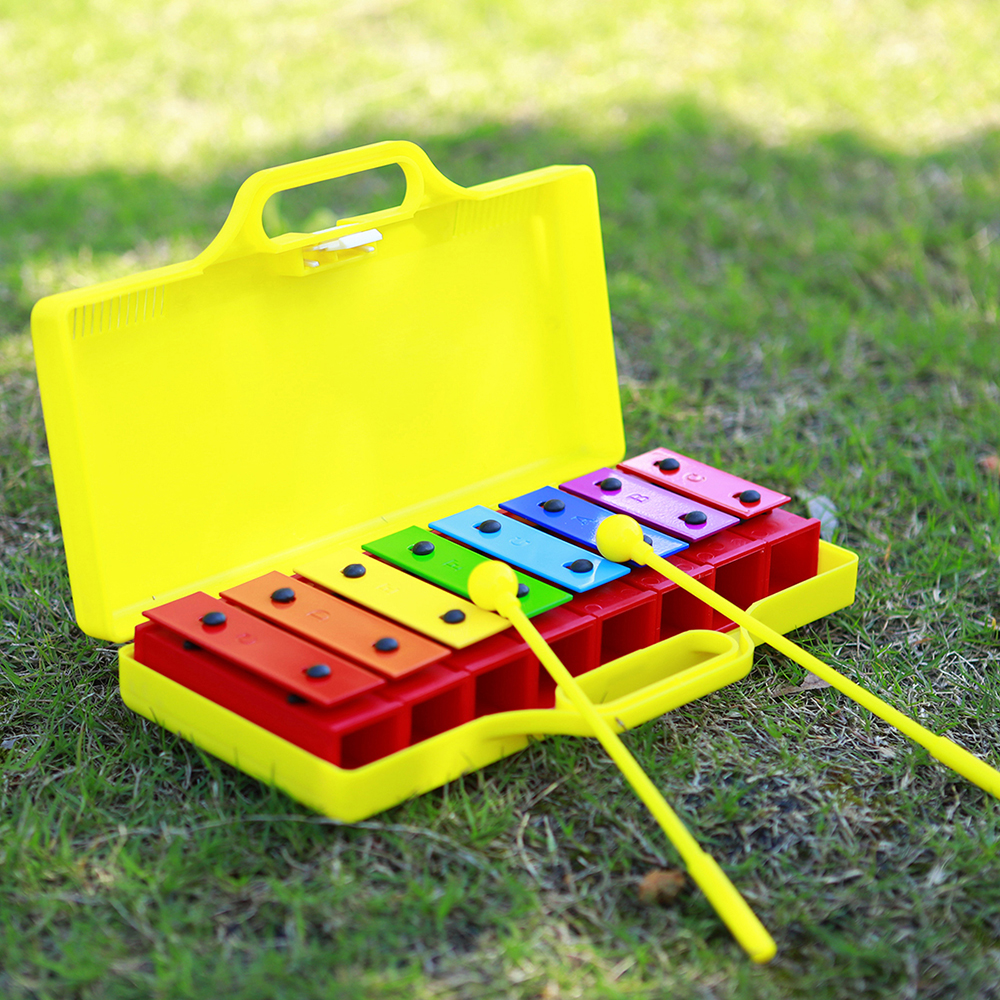 8 Note Xylophone Hand Bell Col - Kids Toys Xylophone recensione e prezzo
