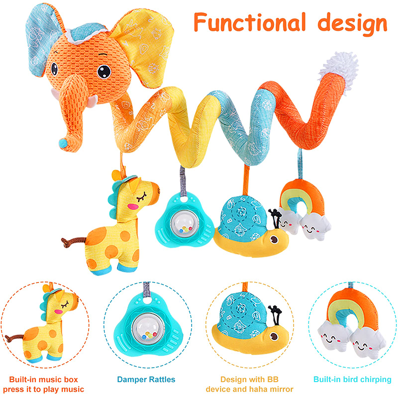 Car Seat Toys Infant Color Ele - Kids Toys New Born recensione e prezzo