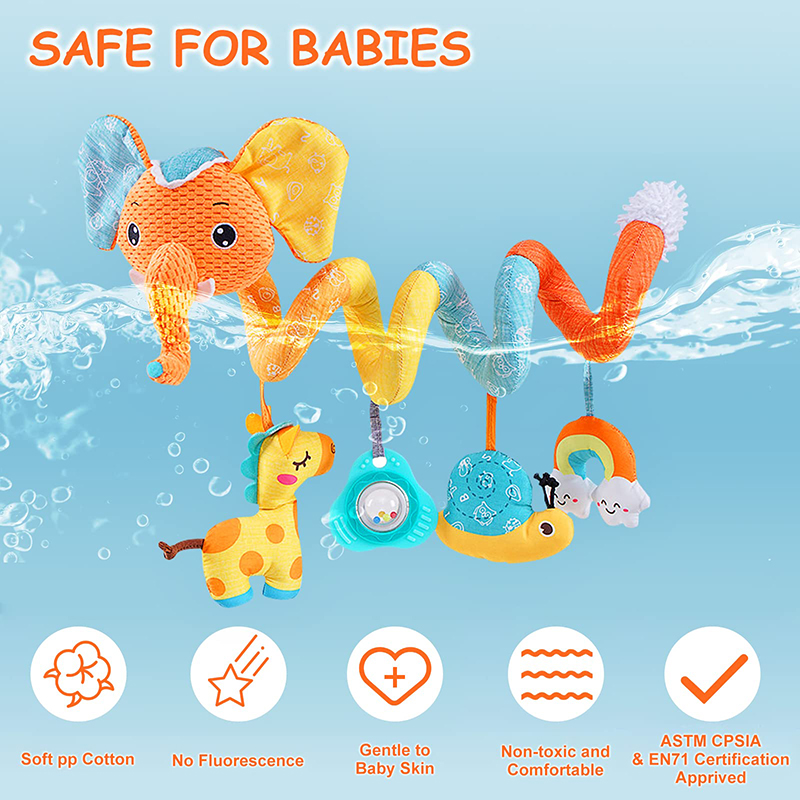 Car Seat Toys Infant Color Ele - Kids Toys New Born recensione e prezzo