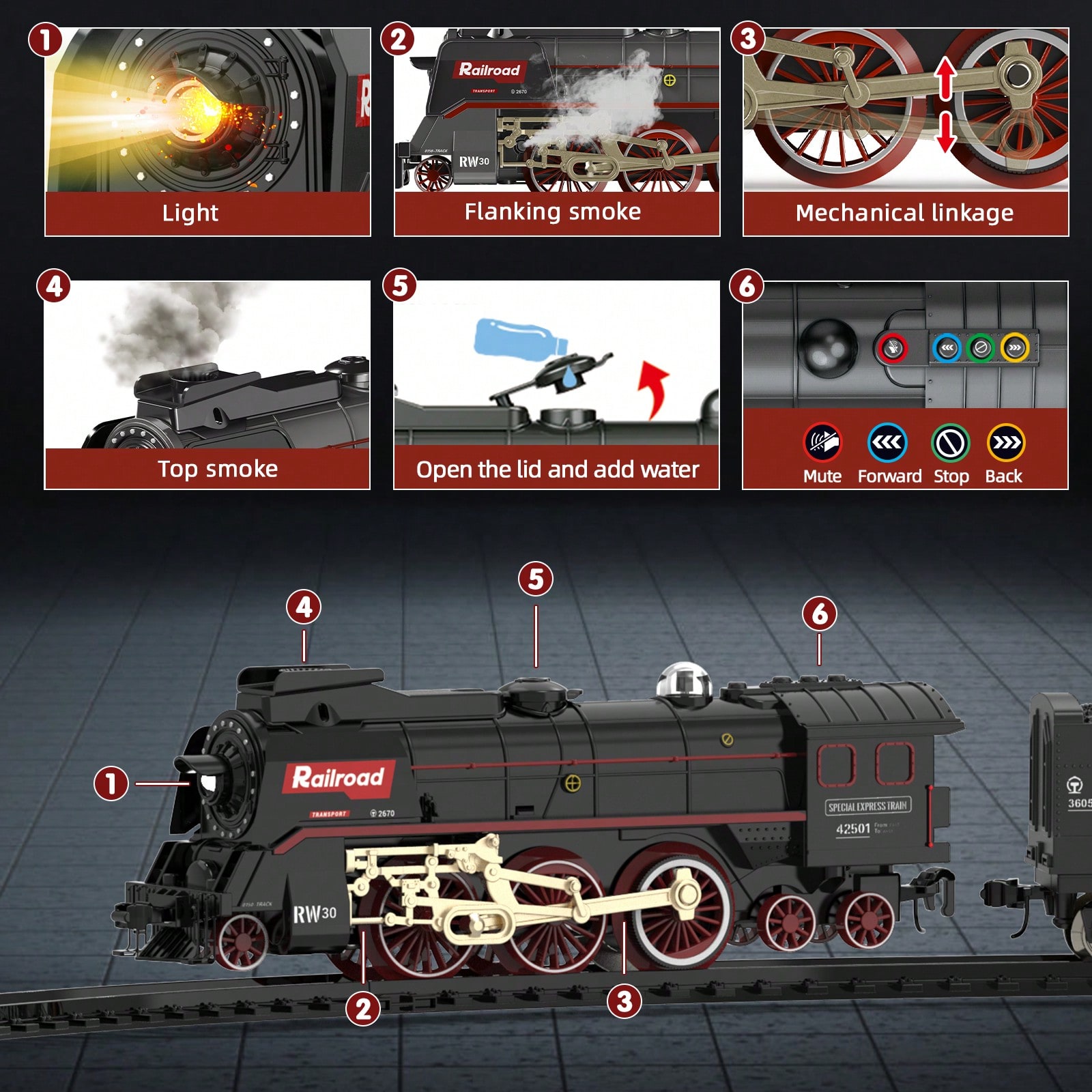 Luxury Electric Train Set with - Toy Train Track Set recensione e prezzo