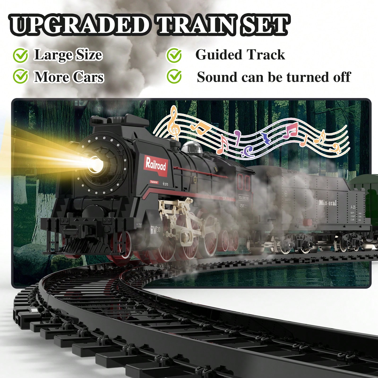 Luxury Electric Train Set with - Toy Train Track Set recensione e prezzo