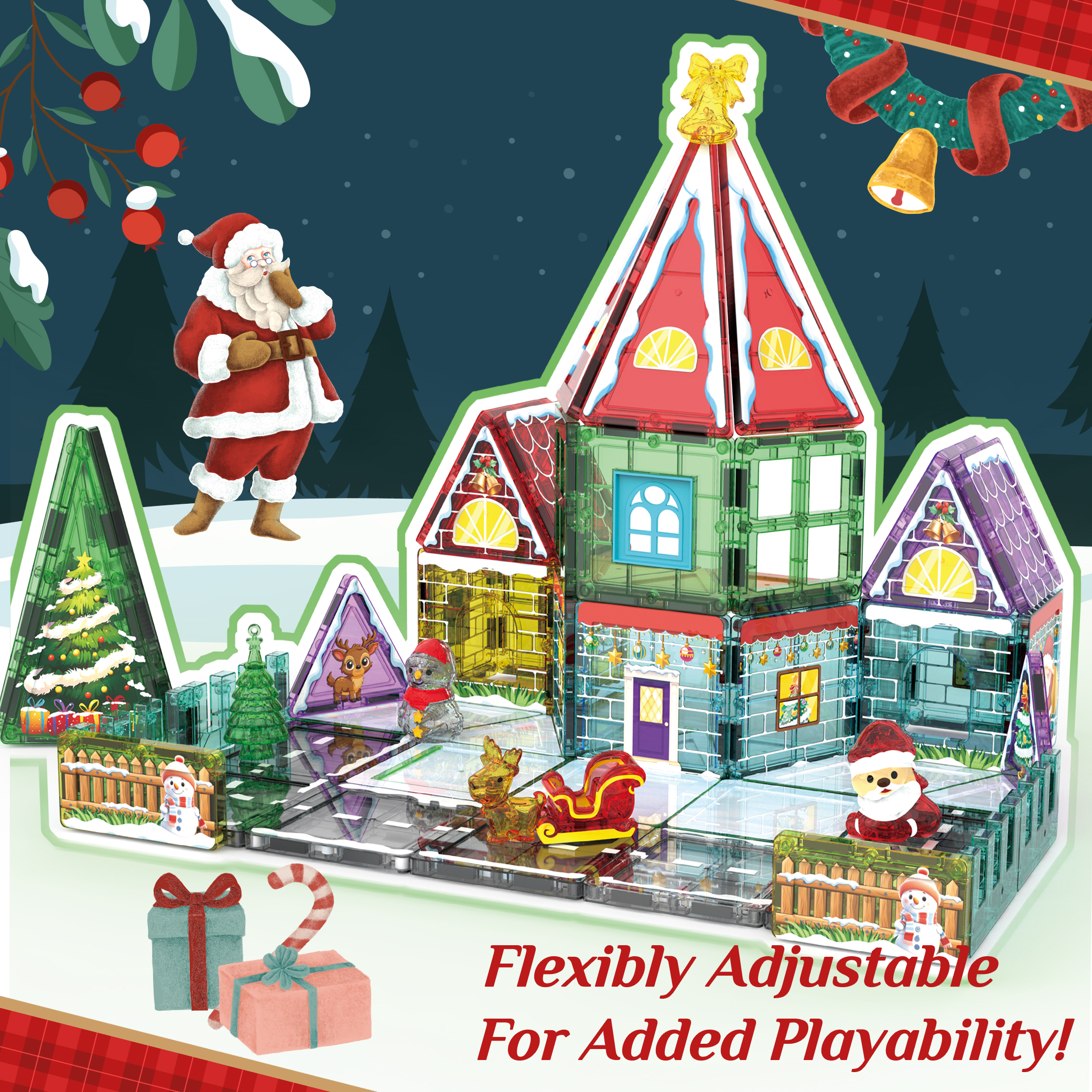 2025 Christmas Colorful Window - Kids Toys Christmas 2025 recensione e prezzo
