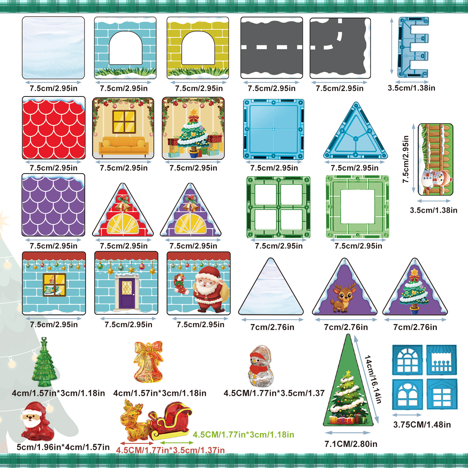 2025 Christmas Colorful Window - Kids Toys Christmas 2025 recensione e prezzo
