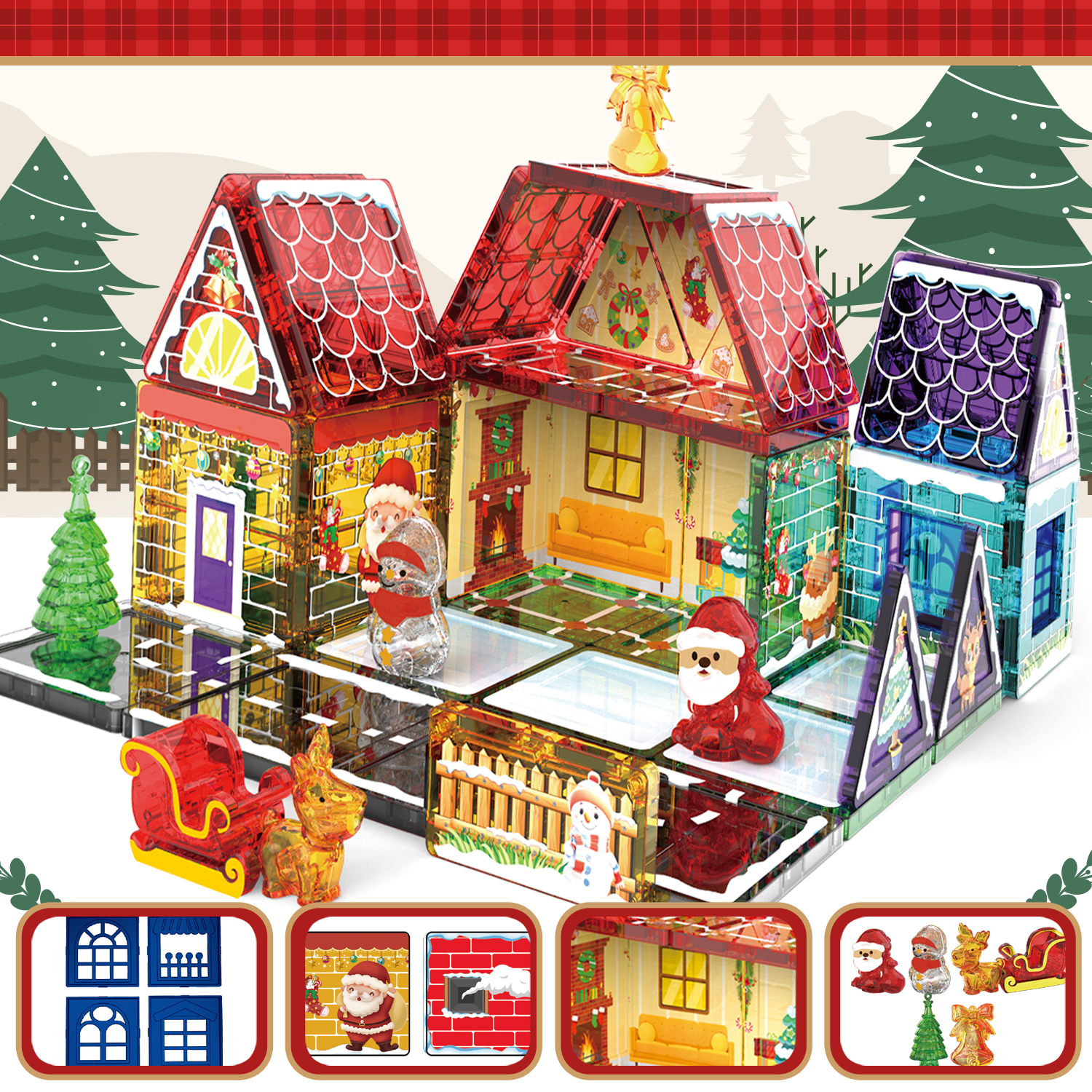 2025 Christmas Colorful Window - Kids Toys Christmas 2025 recensione e prezzo
